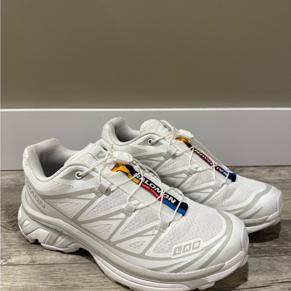 Salomon White and Lunar Rock XT-6 - Picture 3 of 6